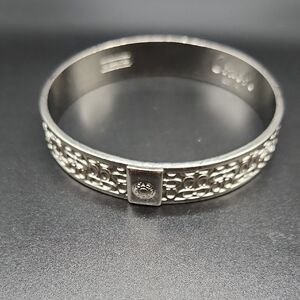 Coach Intricate Silver Bracelet